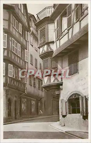 Moderne Karte le Vieux Colmar la Rue des Marchands (Maison Chevalier)