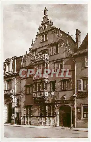 Moderne Karte le Vieux Colmar la Maison des Tetes