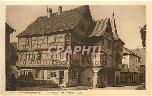 Cartes postales moderne Kaysersberg Maison Renaissance