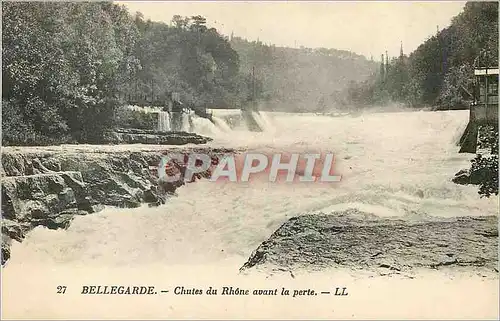Cartes postales Bellegarde Chutes du Rhone avant la Perte