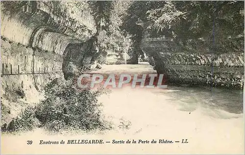 Cartes postales Environs de Bellegarde Sortie de la Perte du Rhone