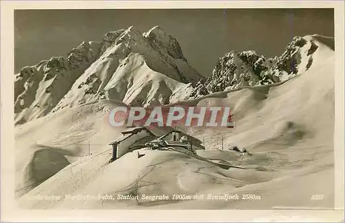 Cartes postales moderne Station Seegrube 1905m mit Brandjoch 2580m