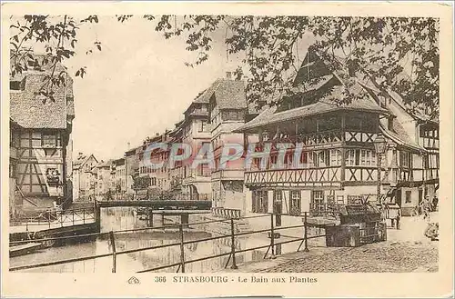 Cartes postales Strasbourg le Bain aux Plantes
