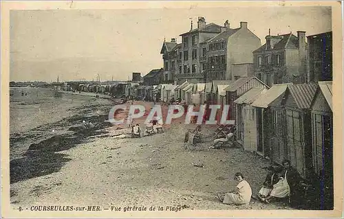 Ansichtskarte AK Courseulles sur Mer vue Generale de la Plage