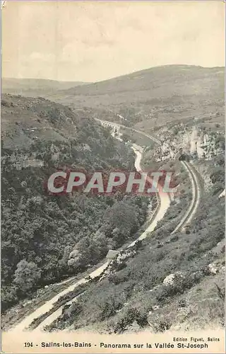 Cartes postales Salins les Bains Panorama sur la Vallee St Joseph