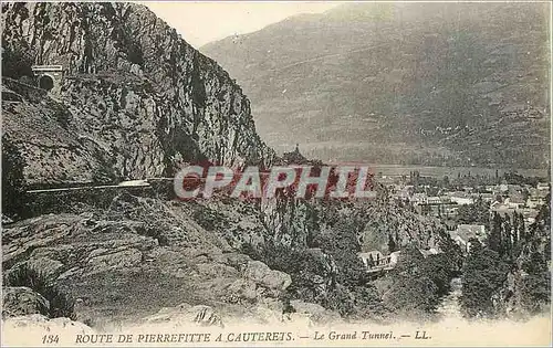 Cartes postales Route de Pierrefitte a Cauterets le Grand Tunnel