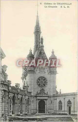 Ansichtskarte AK Chateau de Chantilly la Chapelle