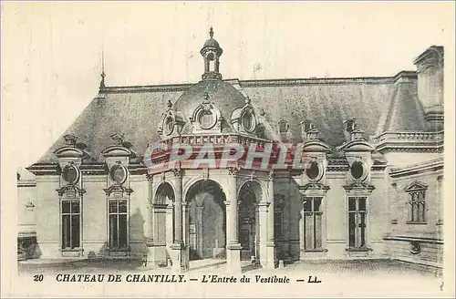 Ansichtskarte AK Chateau de Chantilly l'Entree du Vestibule