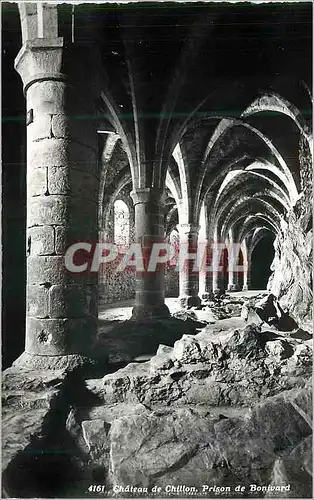 Cartes postales moderne 4161 chateau de chillon prison de bonivard
