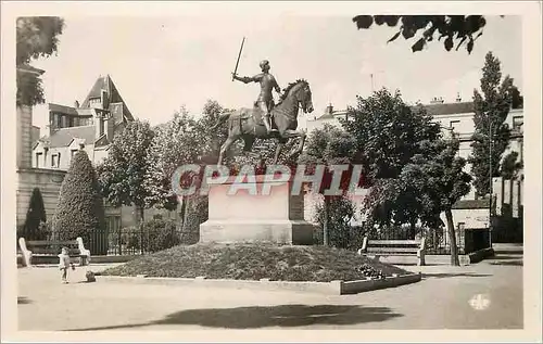 Moderne Karte Reims statue de jeanne d arc