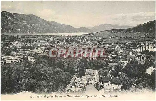 Ansichtskarte AK J j 8378 aix les bains vue prise du splendide hotel excelsior