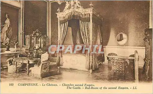 Ansichtskarte AK 232 compiegne le chateau chambre second empire