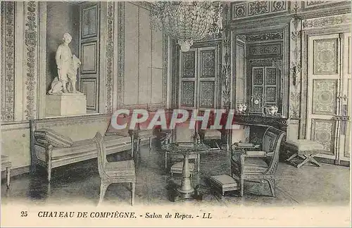 Ansichtskarte AK 25 chateau de compiegne salon de repos ll