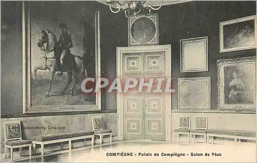 Cartes postales Compiegne palais de compiegne salon de stuc