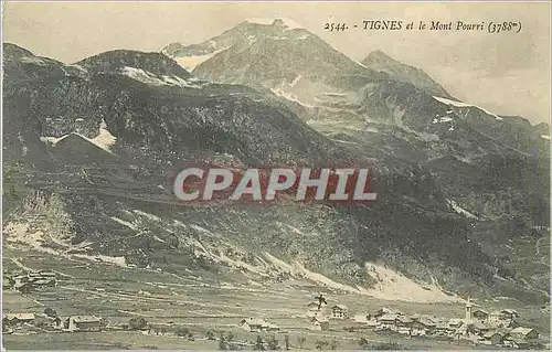 Cartes postales 2544 tignes et le mont pourri (3788)