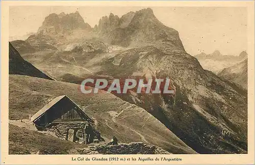 Ansichtskarte AK Le col du glandon (1912m) et les aiguilles de l argentiere