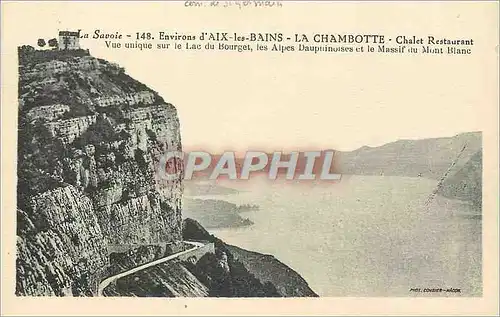 Cartes postales La savoie 148 environs d aix les bains la chambotte chalet restaurant
