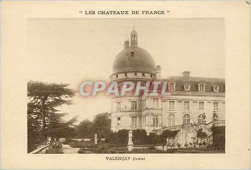 Cartes postales La douce france chateaux de la loire chateau de valencay