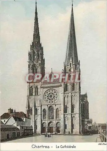 Cartes postales chartres la cathedrale