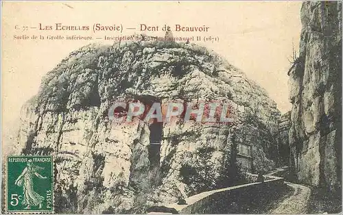 Cartes postales Les echelles (savoie) dent de beauvoir