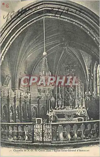 Ansichtskarte AK Chappelle de nd du coeur dans l eglise saint geraud d aurillac