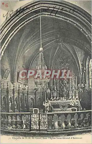 Cartes postales Chappelle de nd du coeur dans l eglise saint geraud d aurillac