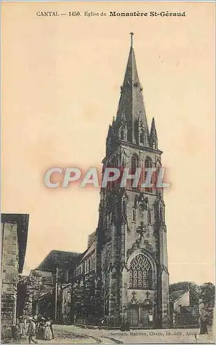 Ansichtskarte AK Cantal 1450 eglise du monastere st geraud