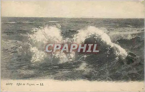 Cartes postales 4012 effet de vagues ll