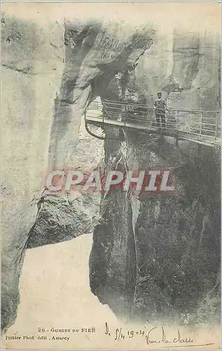 Cartes postales 26 gorges du fier