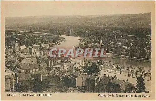 Ansichtskarte AK Ll 19 chateau thierry vallee de la marne et les deux ponts