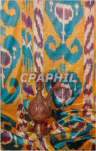 Cartes postales moderne Sh khassanov khanatlas cloth 1950s sllk atlas interlacing abrband corded ornamentation