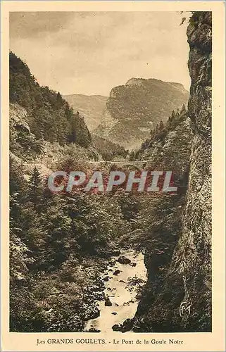 Cartes postales Les grands goulets le pont de la goule noire