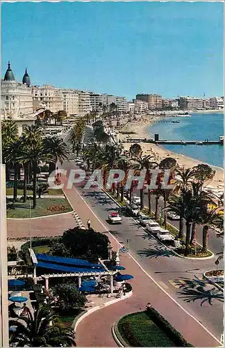 Cartes postales moderne La cote cannes (a m) 6363 le carlton le miramar le martinez avec la nouvelle croisette a double