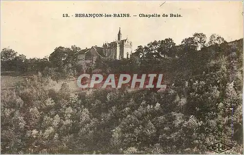 Cartes postales 13 besancon les bains chapelle de buis