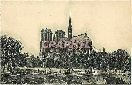 Cartes postales Notre dame l abside et le pont