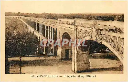 Cartes postales 154 montpellier l aqueduc (long 915 m)