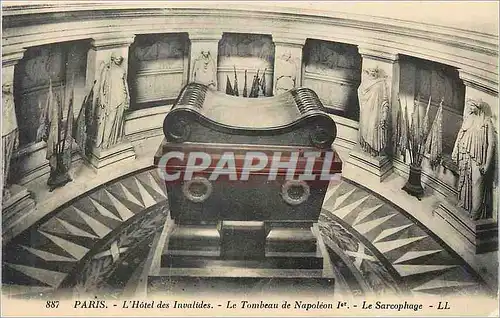 Ansichtskarte AK 887 paris l hotel des invalides le tombeau de napoleon 1 le sarcophage