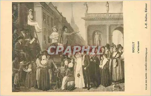 Cartes postales Boilly l estrade ville de paris musee cognacq jay