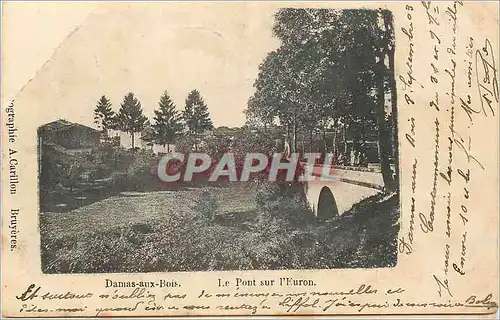 Cartes postales Damas aux bois le pont sur leuron