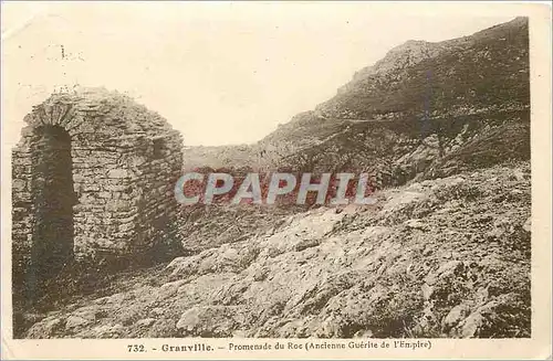 Cartes postales 732 granville promenade du roc (ancienne guerite de l empire)