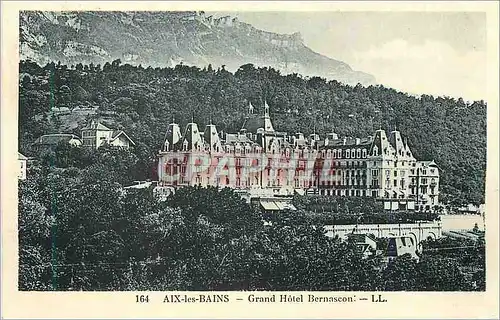 Ansichtskarte AK 164 aix les bains grand hotel bernascon ll