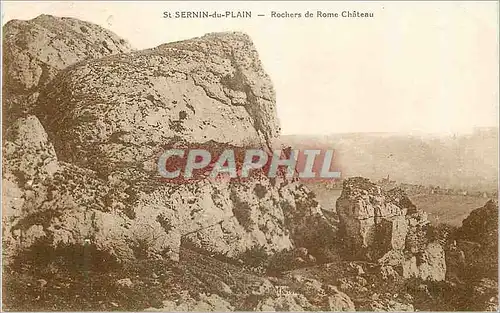 Cartes postales St sernin du plain rochers de rome chateau
