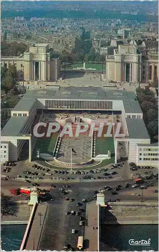 Cartes postales moderne Paris Perspective vers le palais de Chaillot