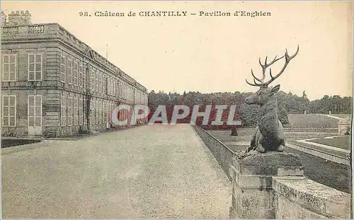 Cartes postales 98 chateau de chantilly pavillon d enghien