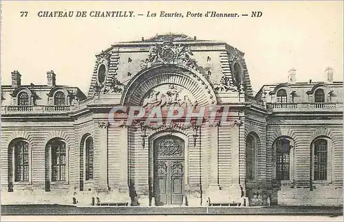 Ansichtskarte AK Chateau de chantilly les ecuries porte d honneur