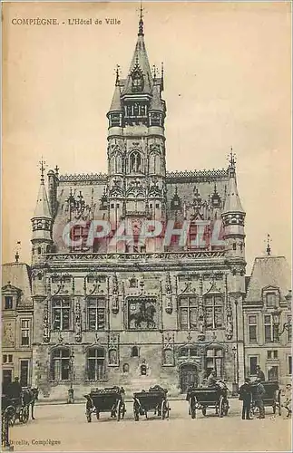 Cartes postales Compiegne hotel de ville