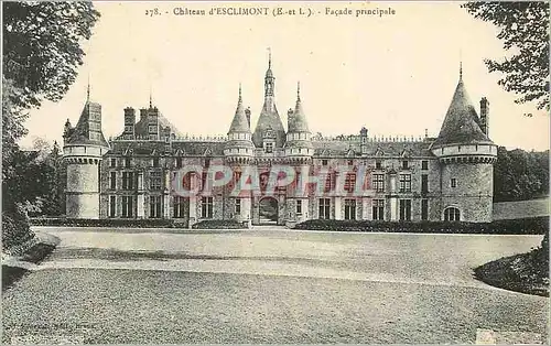 Ansichtskarte AK 278 chateau d esclimont (e et l) facade principale