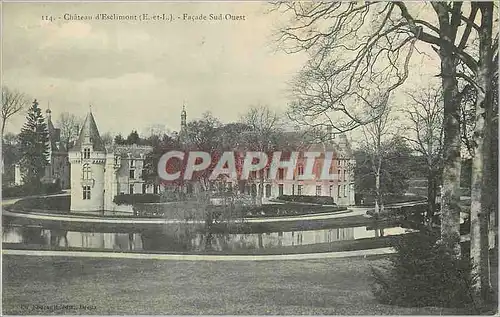 Cartes postales 114 chateau d esclimont (e et l) facade sud ouest