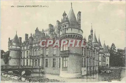 Cartes postales 280 chateau d esclimont (e et l)