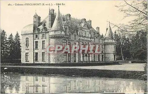 Cartes postales 281 chateau d esclimont (e et l) cote est